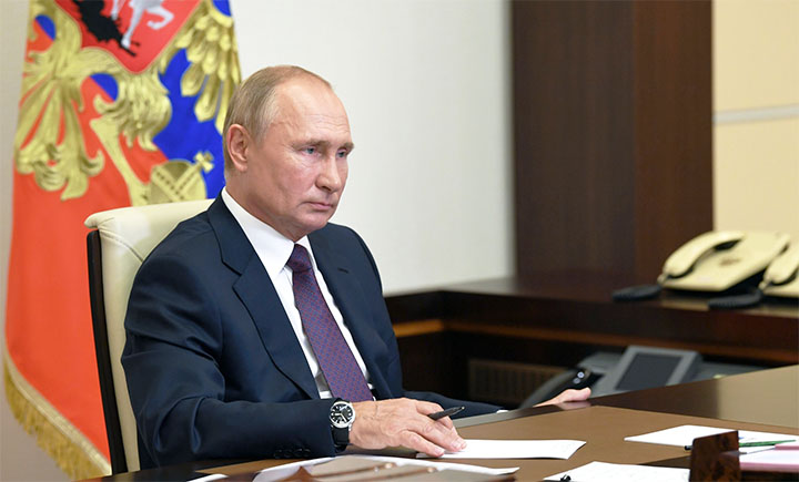 Фото президента России Владимира Путина
